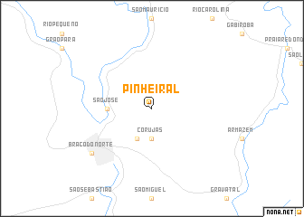 map of Pinheiral