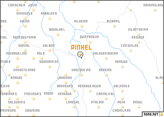 map of Pinhel