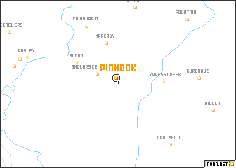 map of Pin Hook