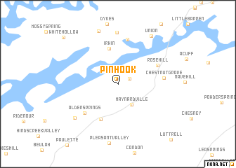 map of Pinhook