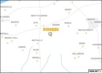 map of Pinhook