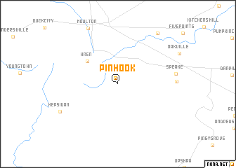 map of Pinhook