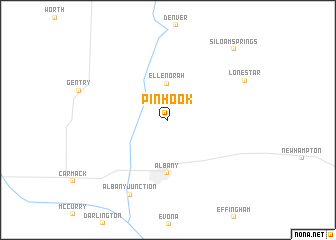 map of Pinhook