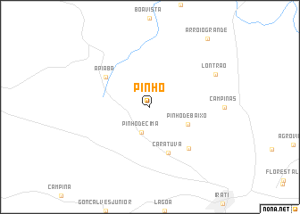 map of Pinho
