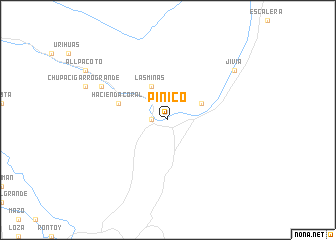 map of Piñico