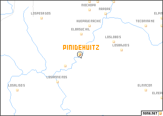 map of Pinidehuitz