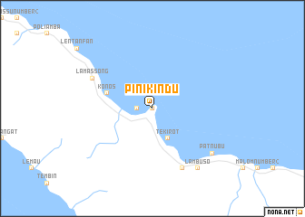 map of Pinikindu