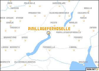 map of Pinilla de Fermoselle