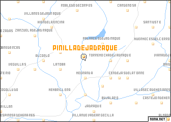 map of Pinilla de Jadraque