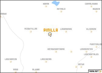 map of Pinilla