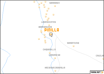 map of Pinilla