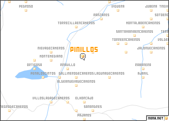 map of Pinillos