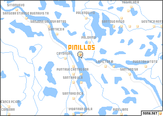 map of Pinillos