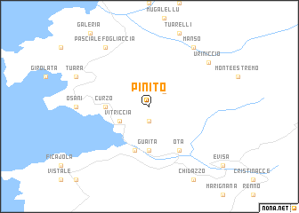 map of Pinito