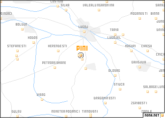 map of Pini