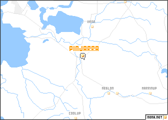 map of Pinjarra