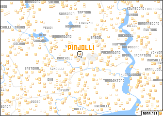 map of Pinjŏl-li