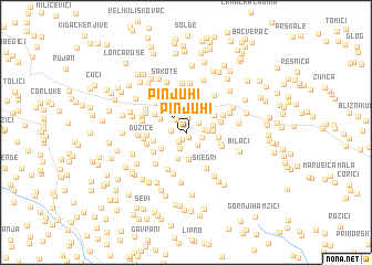 map of Pinjuhi