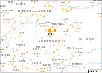 map of Pinju