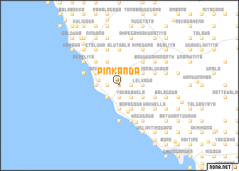 map of Pinkanda