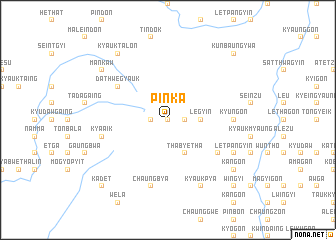 map of Pinka