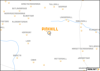 map of Pink Hill