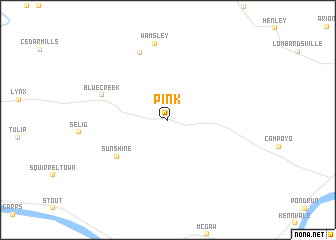 map of Pink