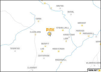 map of Pink