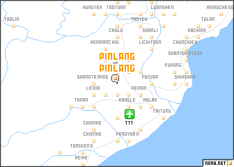 map of Pin-lang