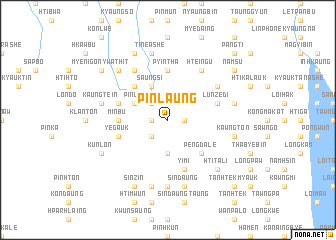 map of Pinlaung