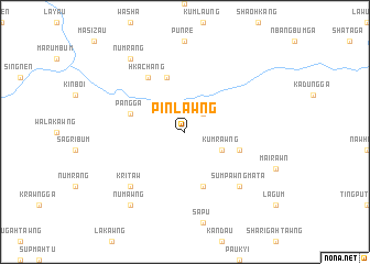 map of Pinlawng