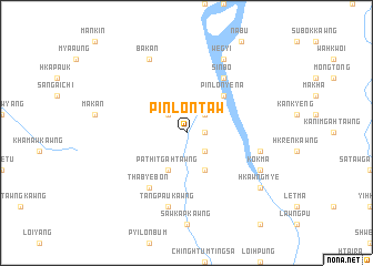 map of Pinlontaw