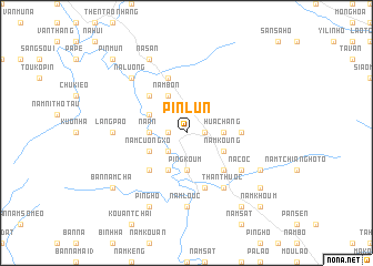 map of Pin Lun