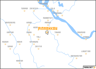 map of Pinmahkaw