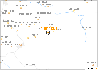 map of Pinnacle