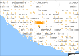 map of Pinnaduwa