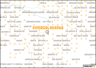 map of Pinnagalakanda