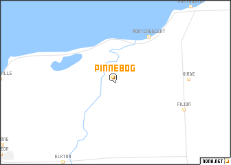 map of Pinnebog