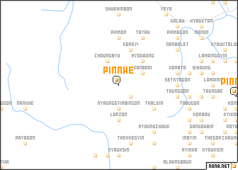 map of Pinnwe