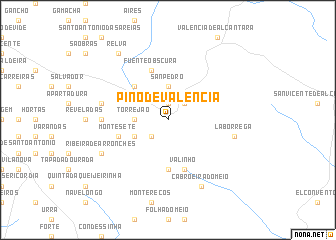 map of Pino de Valencia