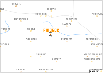 map of Pinogor