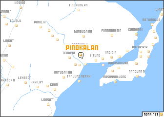 map of Pinokalan