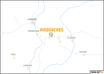 map of Pinon Acres