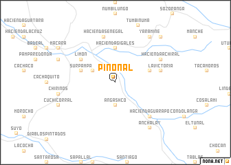 map of Piñonal
