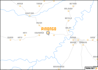 map of Pinongo
