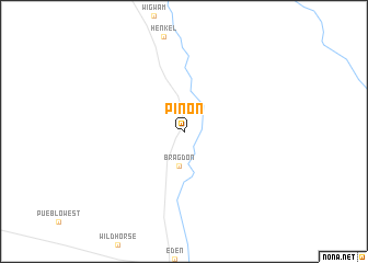 map of Pinon