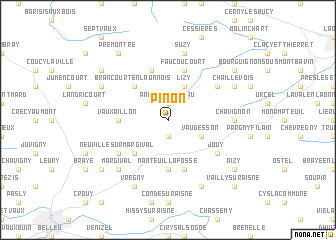 map of Pinon