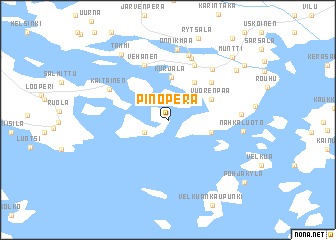 map of Pinoperä