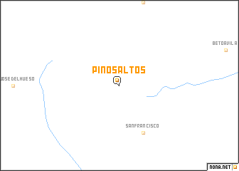 map of Pinos Altos