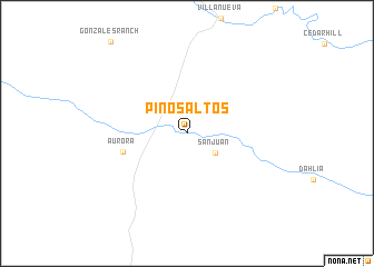 map of Pinos Altos